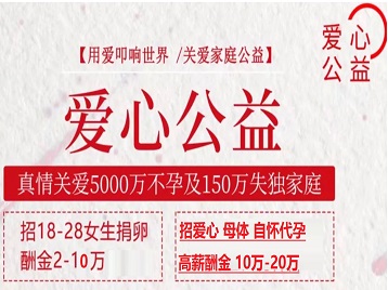 怀柔捐卵助孕生子 爱心志愿者招募